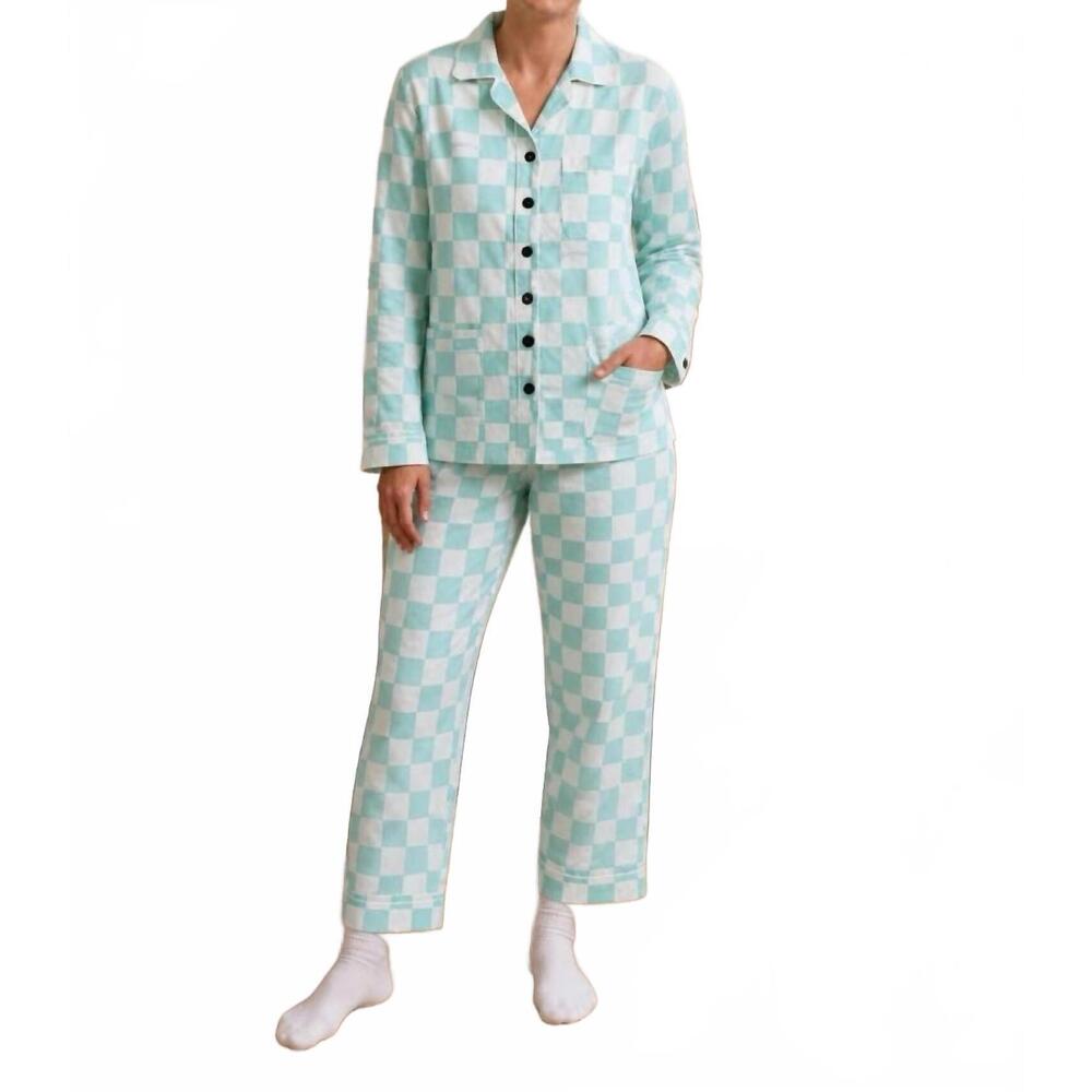 NEW PATIINI women's brooklyn sleepwear set in teal